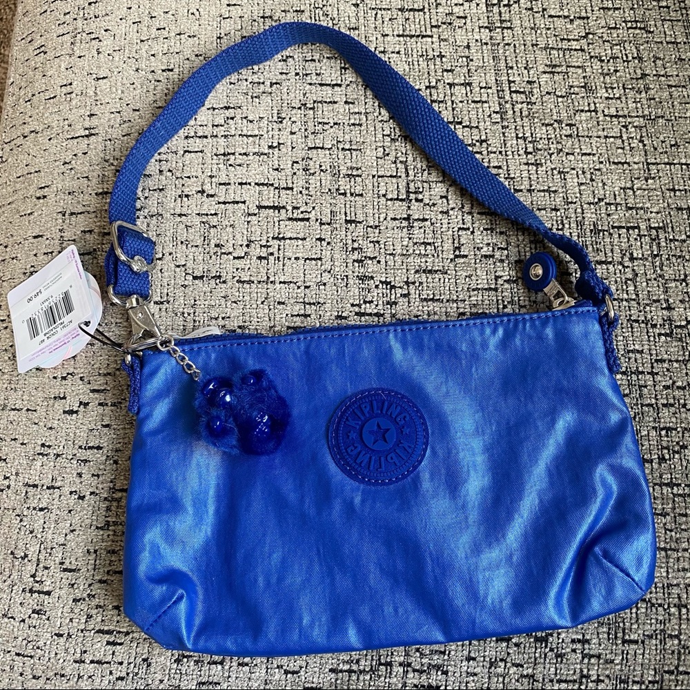 KIPLING - Medium Blue Pouch